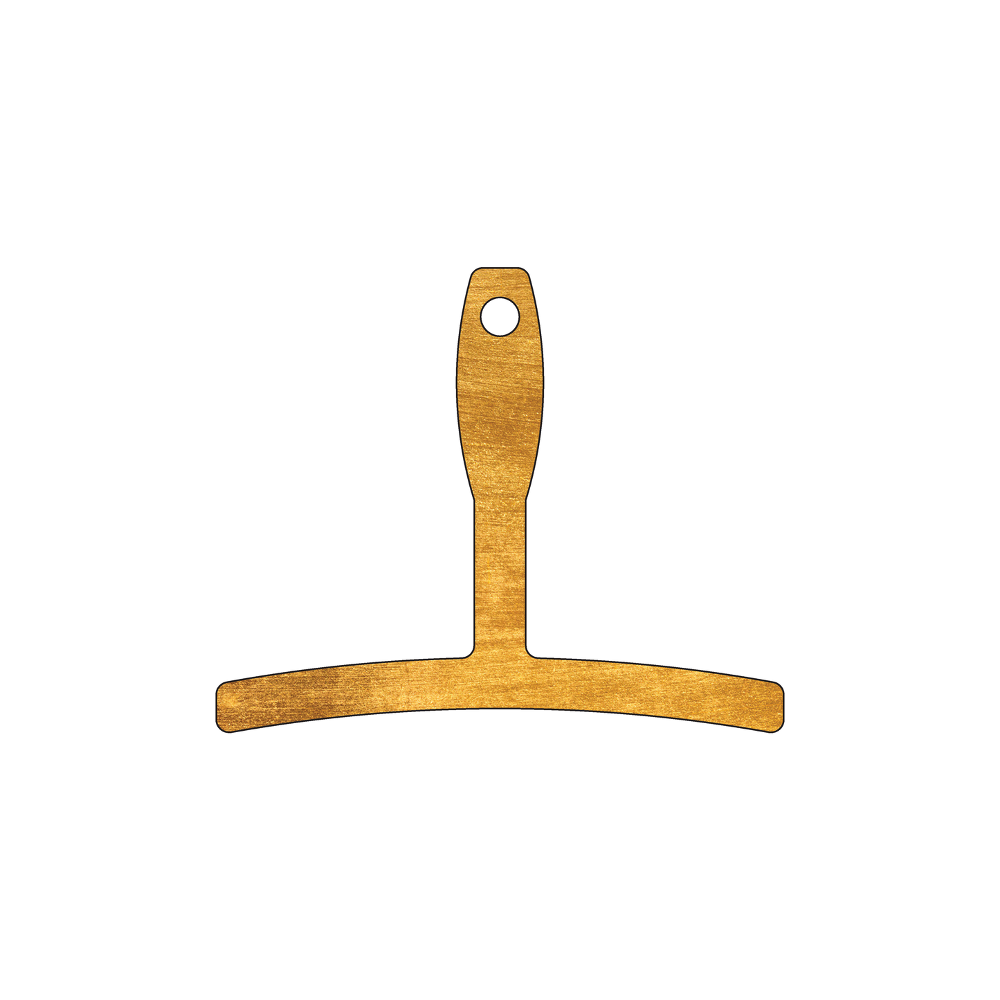 Custom Plastic 2.75" x 2.75" Squeegee Shape Tags