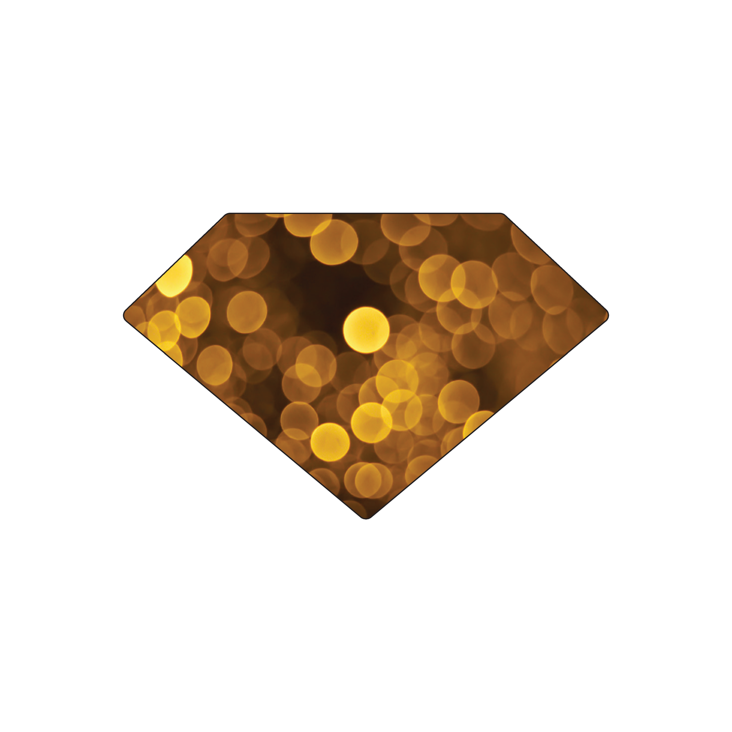 Custom Plastic 3.375" x 2.125" Diamond Shape Cards