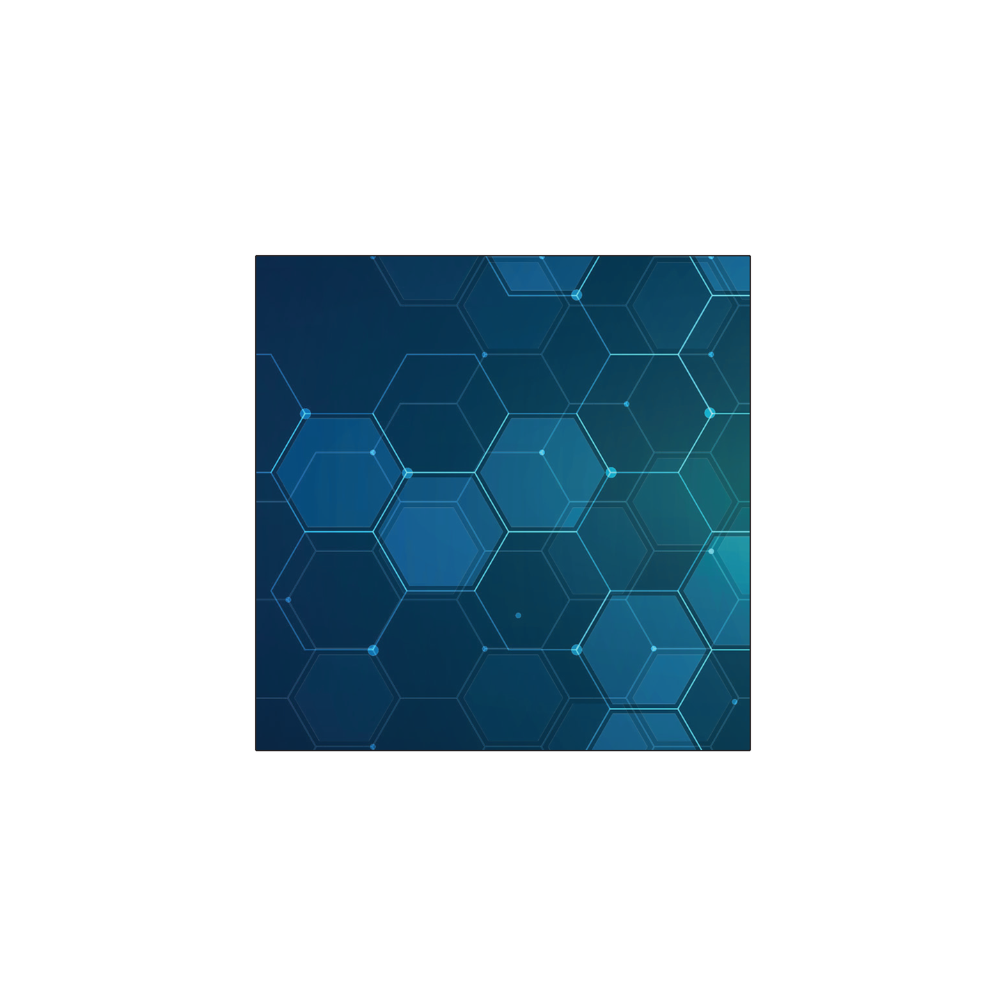 Custom Plastic 2.75" x 2.75" Square Cards