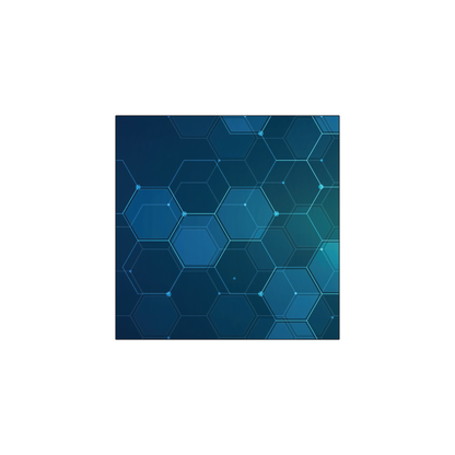 Custom Plastic 2.75" x 2.75" Square Cards