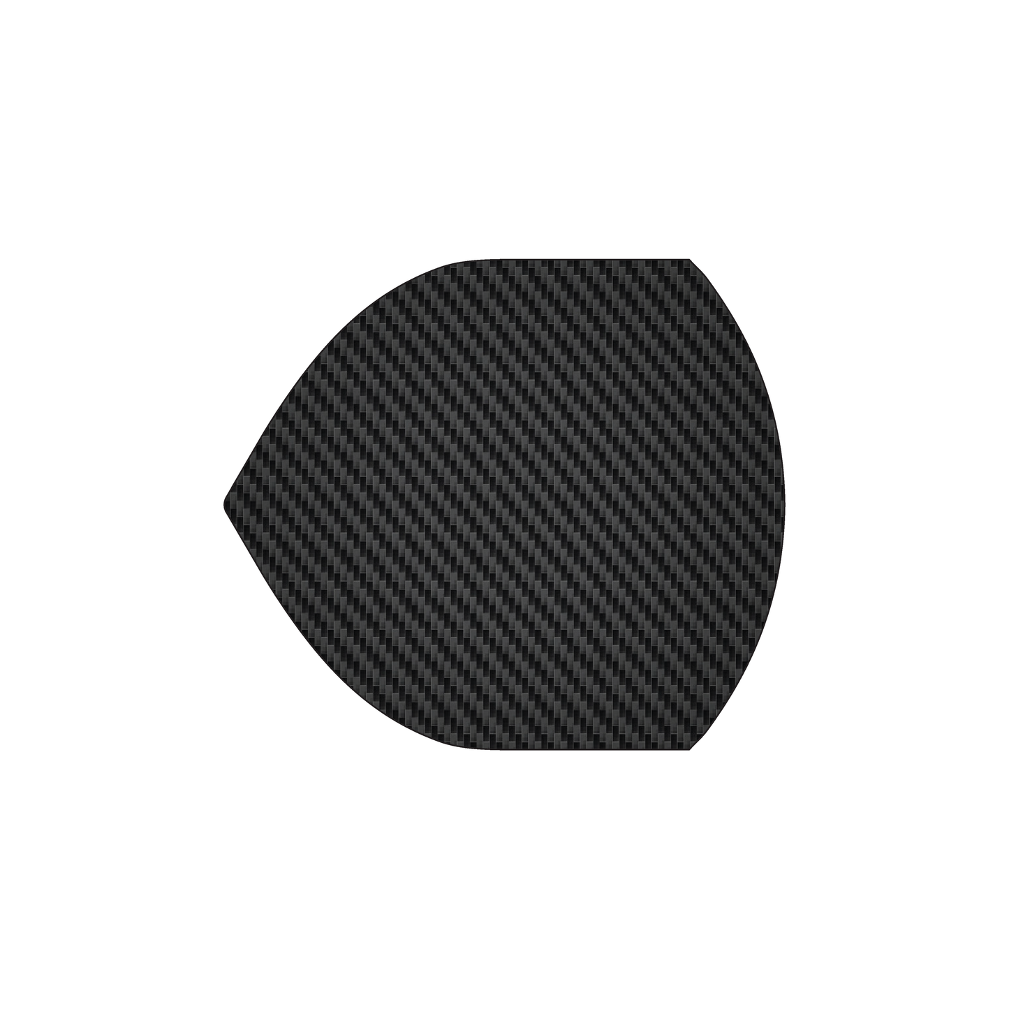 Custom Plastic 2.6" x 2.975" Badge Shape Cards