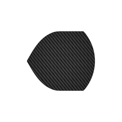 Custom Plastic 2.6" x 2.975" Badge Shape Cards