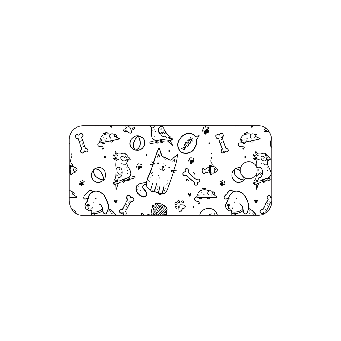 Custom Plastic 2.25" x 1" Narrow Key Tags