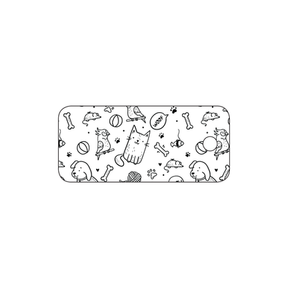 Custom Plastic 2.25" x 1" Narrow Key Tags