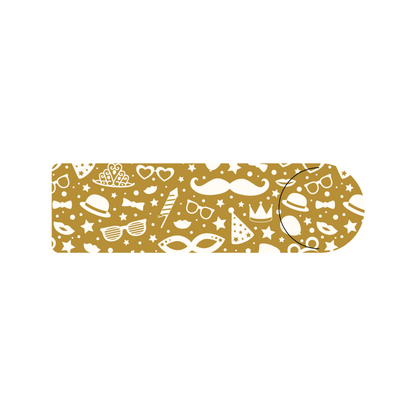 Custom Plastic 2" x 7.0127" Rounded Top Bookmark