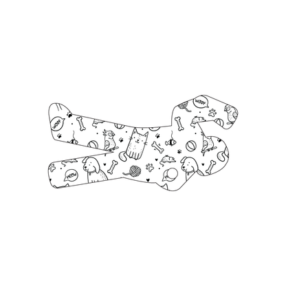 Custom Plastic 1.7" x 3.37" Figure Shape Cards