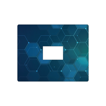 Custom Plastic 4" x 5" Cards with Rectangle Punch-Out
