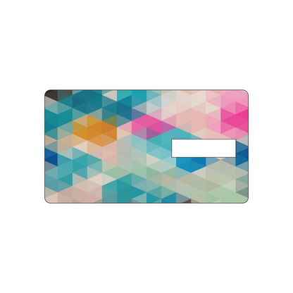 Custom Plastic 4.25" x 2.36" Cards with Narrow Rectangle Punch-Out