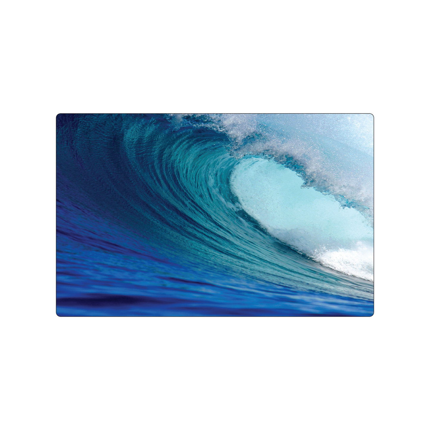 Custom Plastic 9" x 5.75" Large Rectangle Menu