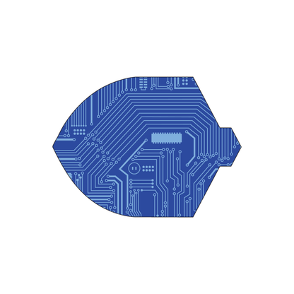 Custom Plastic 3.3" x 2.45" Shield Shape Cards