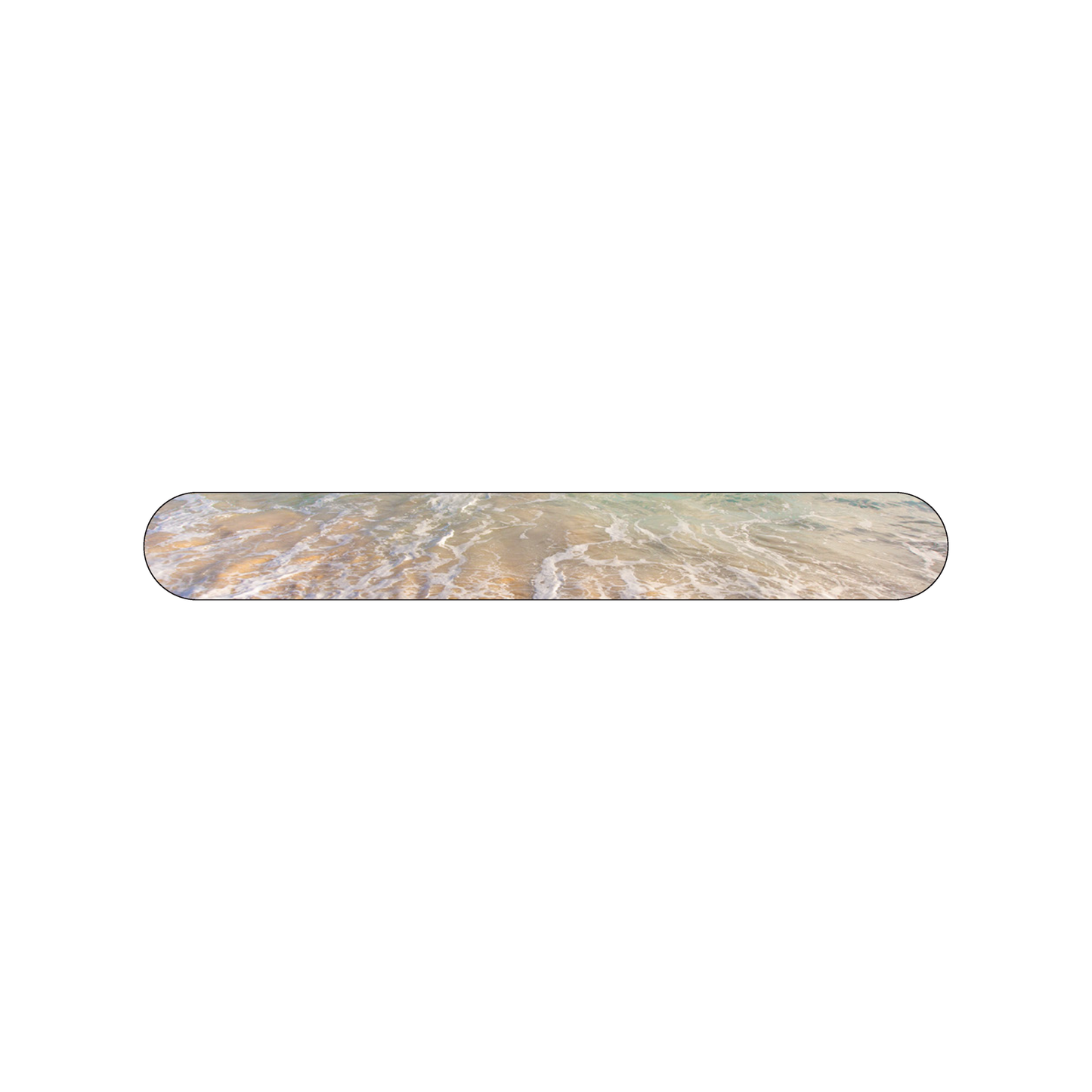Custom Plastic 6" x .8" Long & Narrow Cards