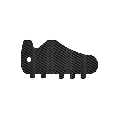 Custom Plastic 3" x 1.5" Soccer Cleat Shape Key Tags