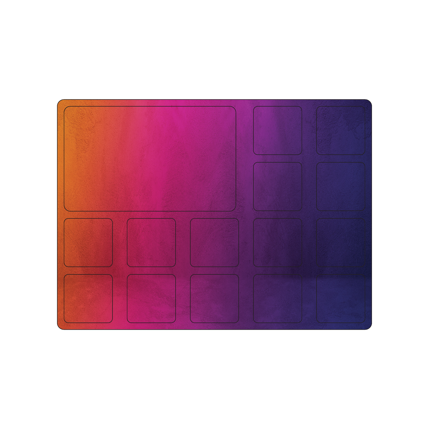 Custom Plastic Punch-Out Card and 14 Tab Sheet