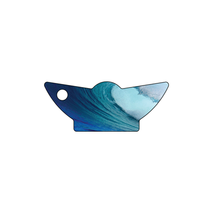 Custom Plastic 2.125" x .85" Wings Shape Key Tags