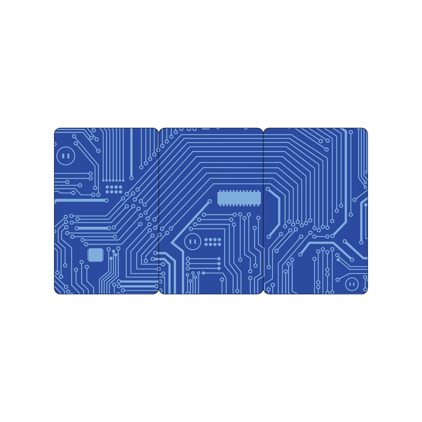 Custom Plastic Three Card Combo