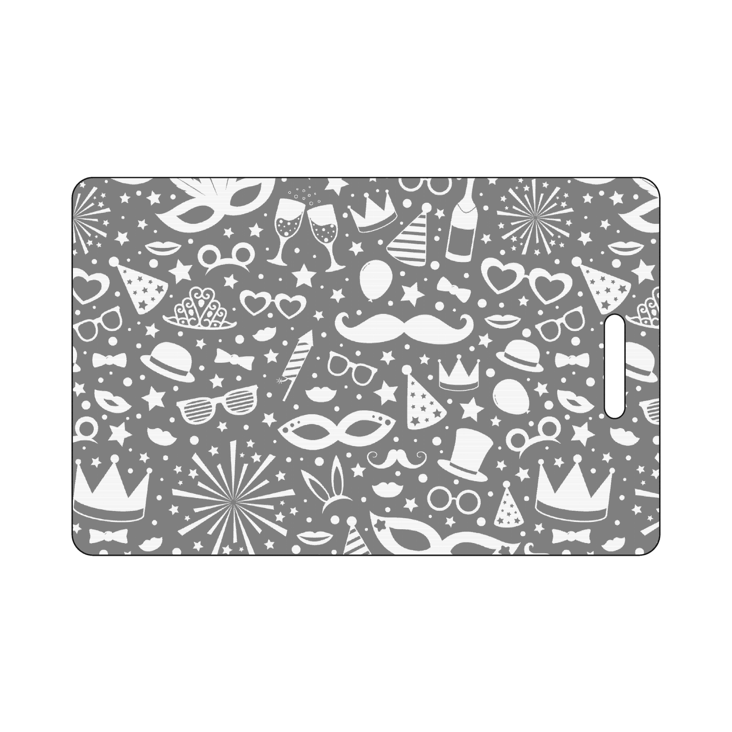Custom Plastic 3.5" x 2.25" Vertical Badges