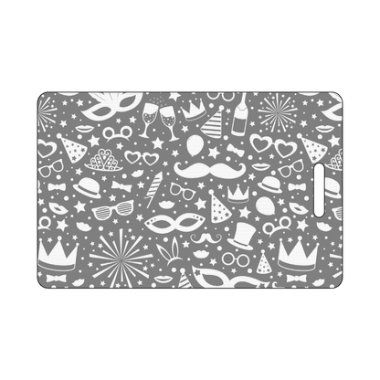 Custom Plastic 3.5" x 2.25" Vertical Badges