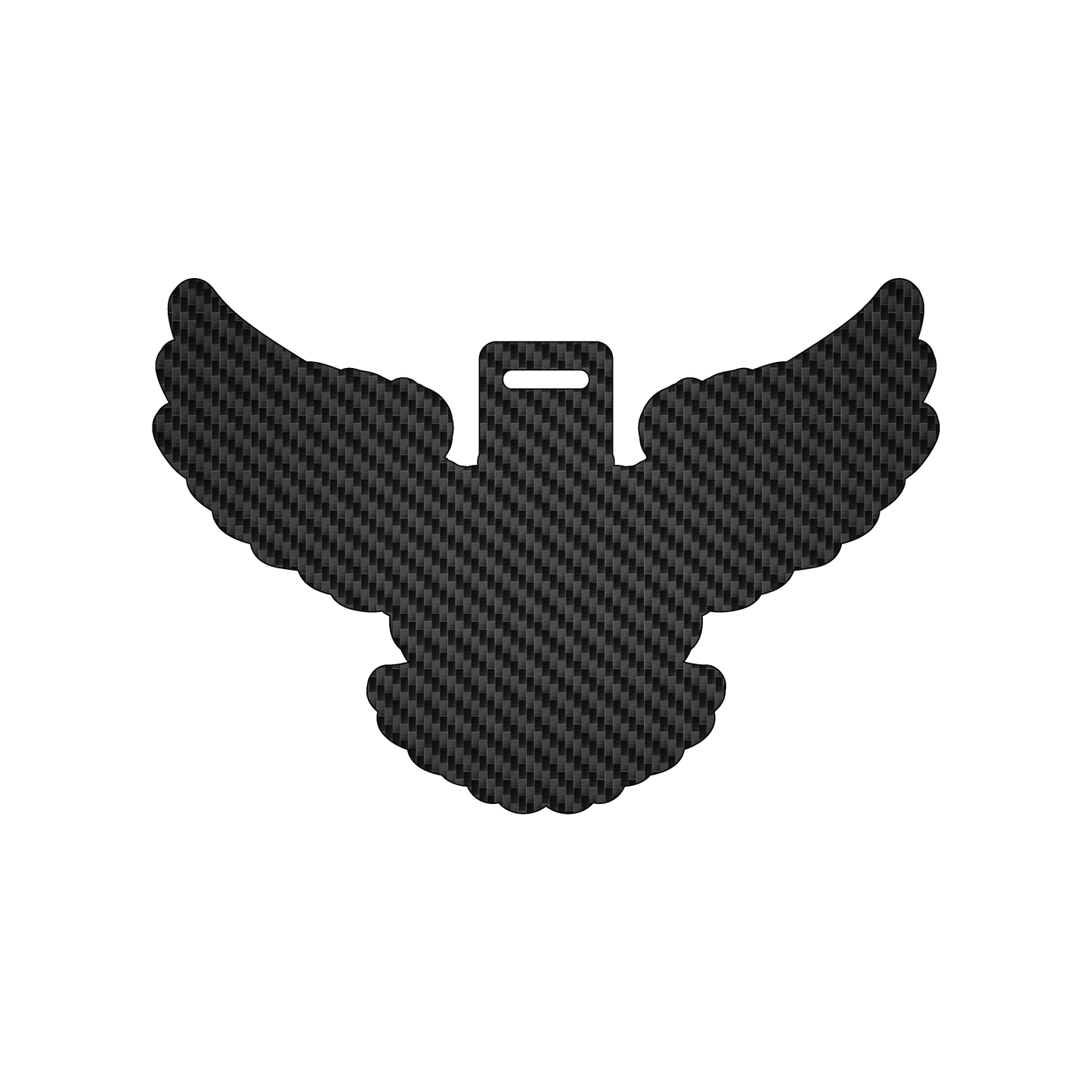Custom Plastic 5.15" x 3.5" Eagle Shape Luggage Tags