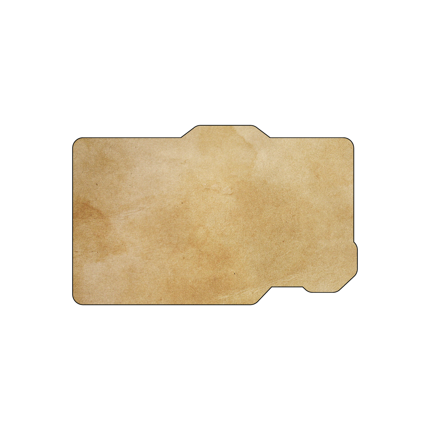 Custom Plastic 3.375" x 2.125" Tech Shape Cards