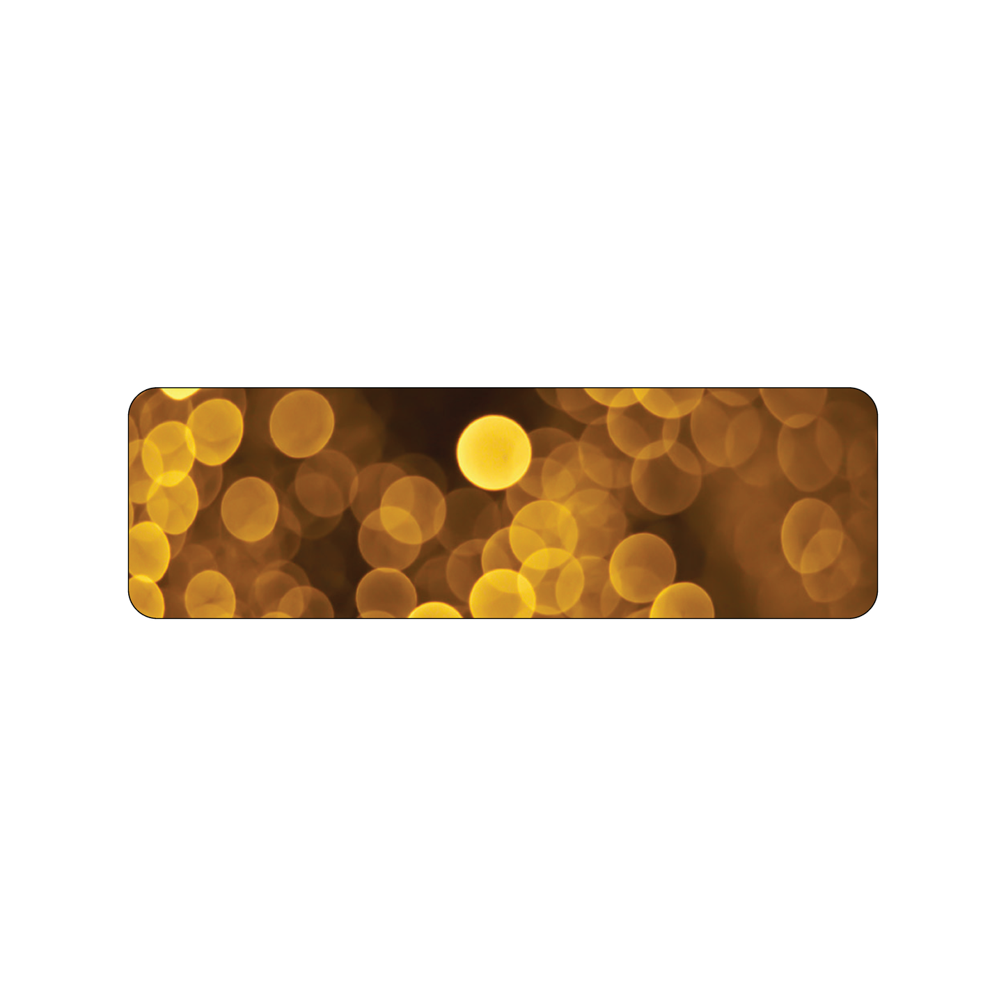 Custom Plastic 6.5" x 2" Half Rulers