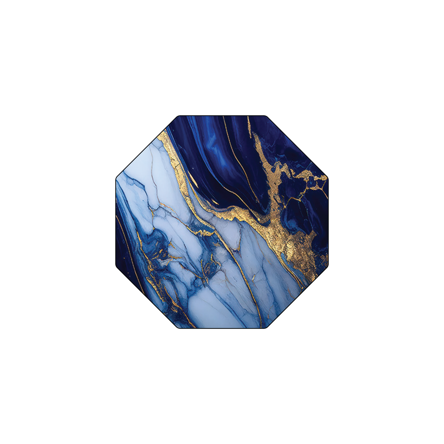 Custom Plastic 2.5" x 2.5" Octagon Cards