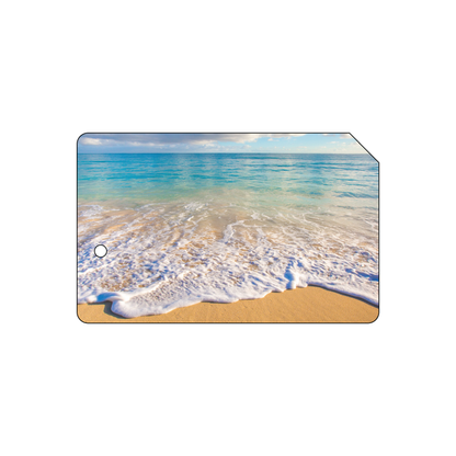 Custom Plastic 3.375" x 2.125" with Small Hole and Cut Corner Cards