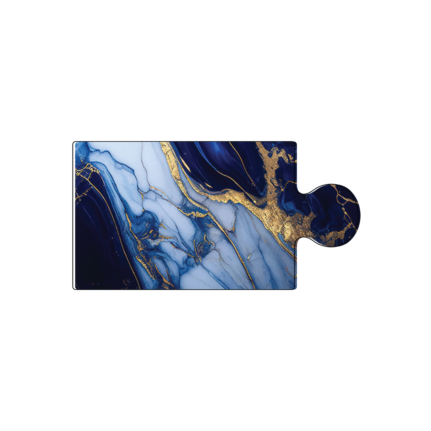 Custom Plastic 3.375" x 1.75" Puzzle Piece Cards