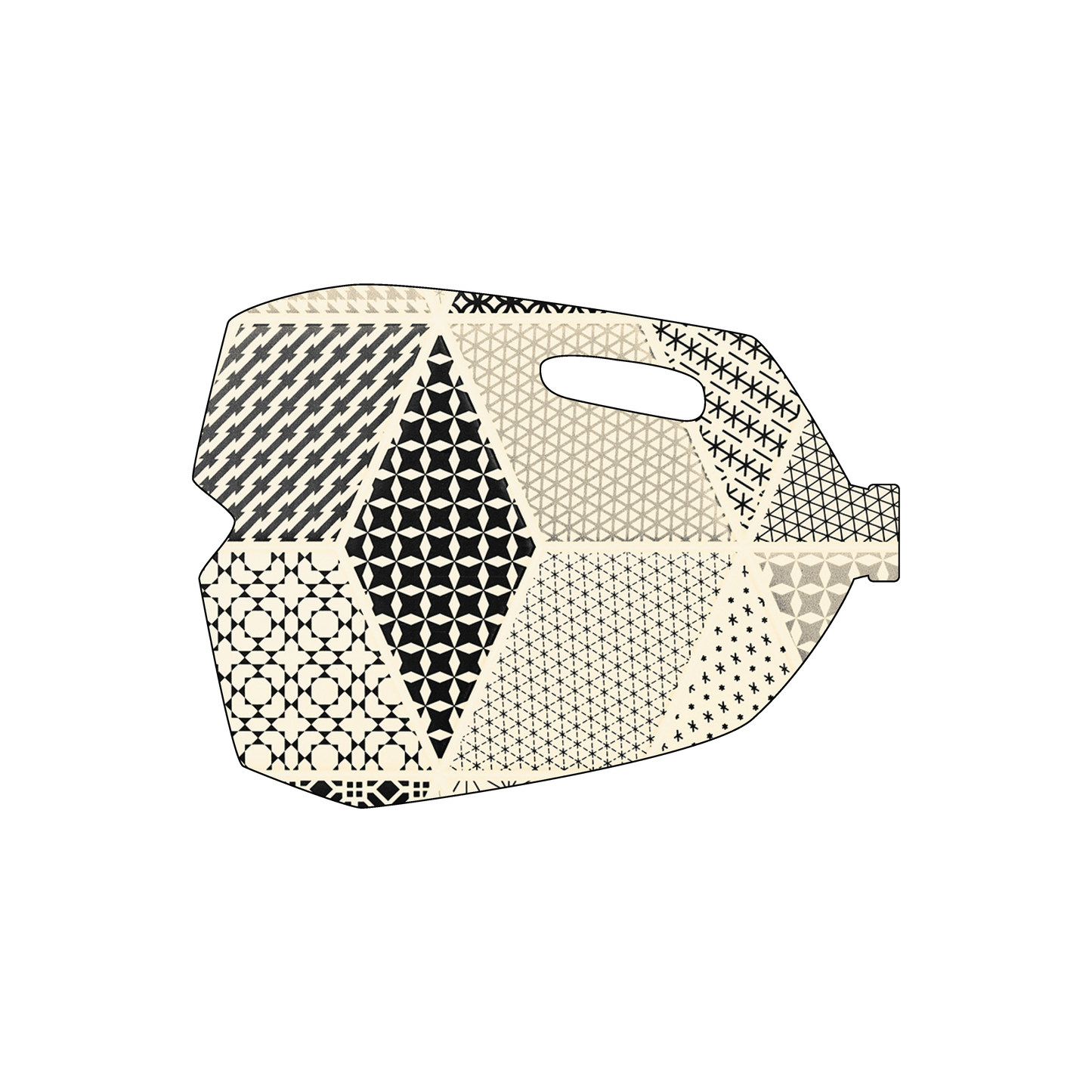Custom Plastic 3.375" x 2.5" Milk Jug Shape Cards