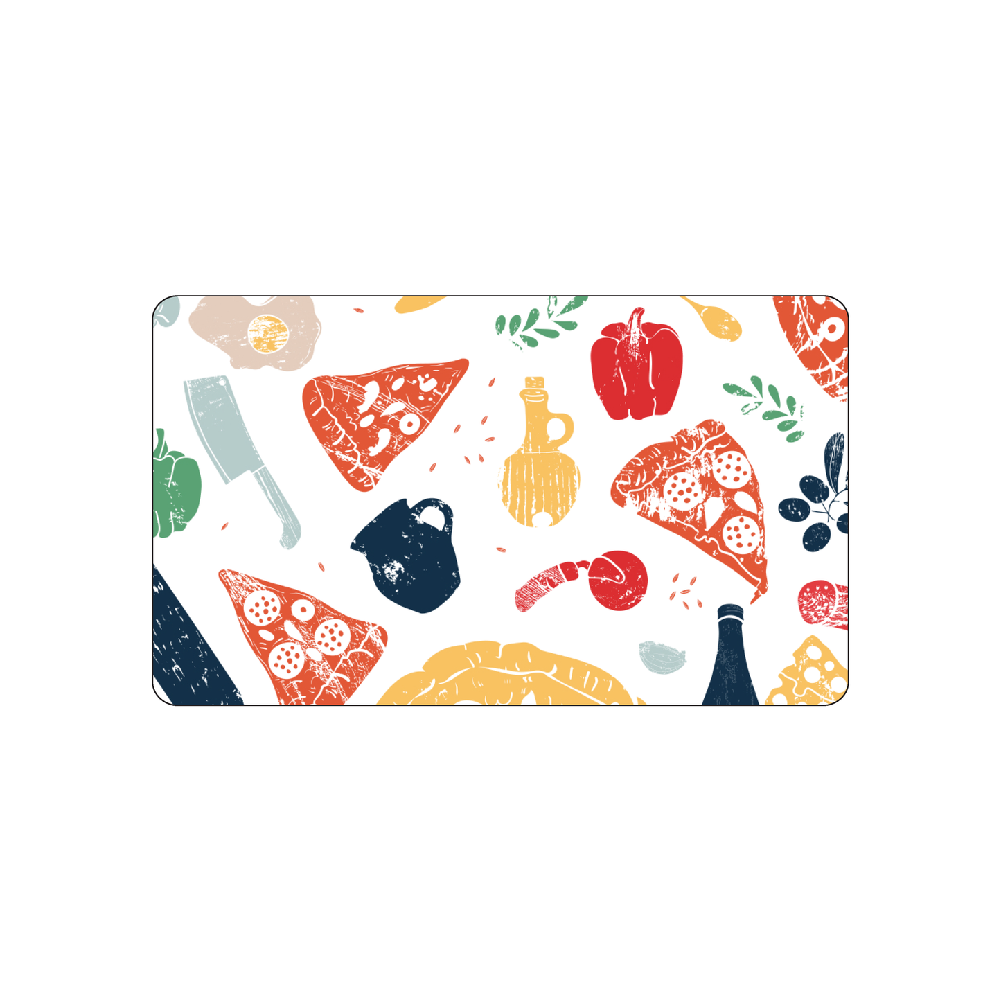 Custom Plastic 4.25" x 2.5" Rounded Cards