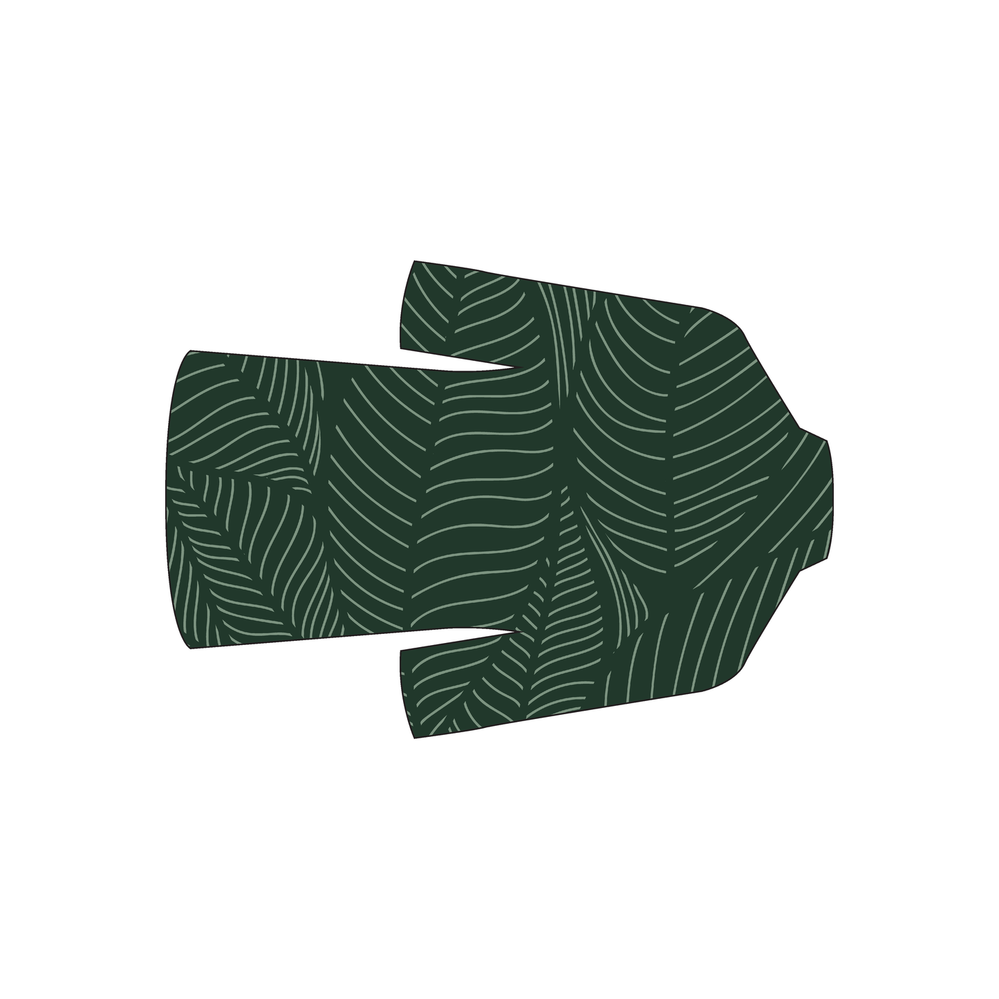 Custom Plastic 3.5" x 2.5" Jacket Shape Cards