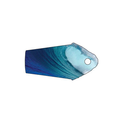 Custom Plastic 2.25" x 1.15" Coffin Shape Key Tags