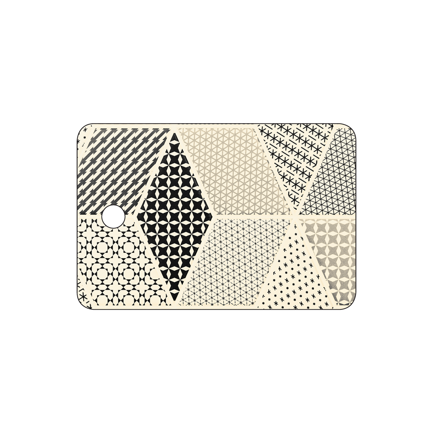 Custom Plastic 3" x 2" Rectangle Tags