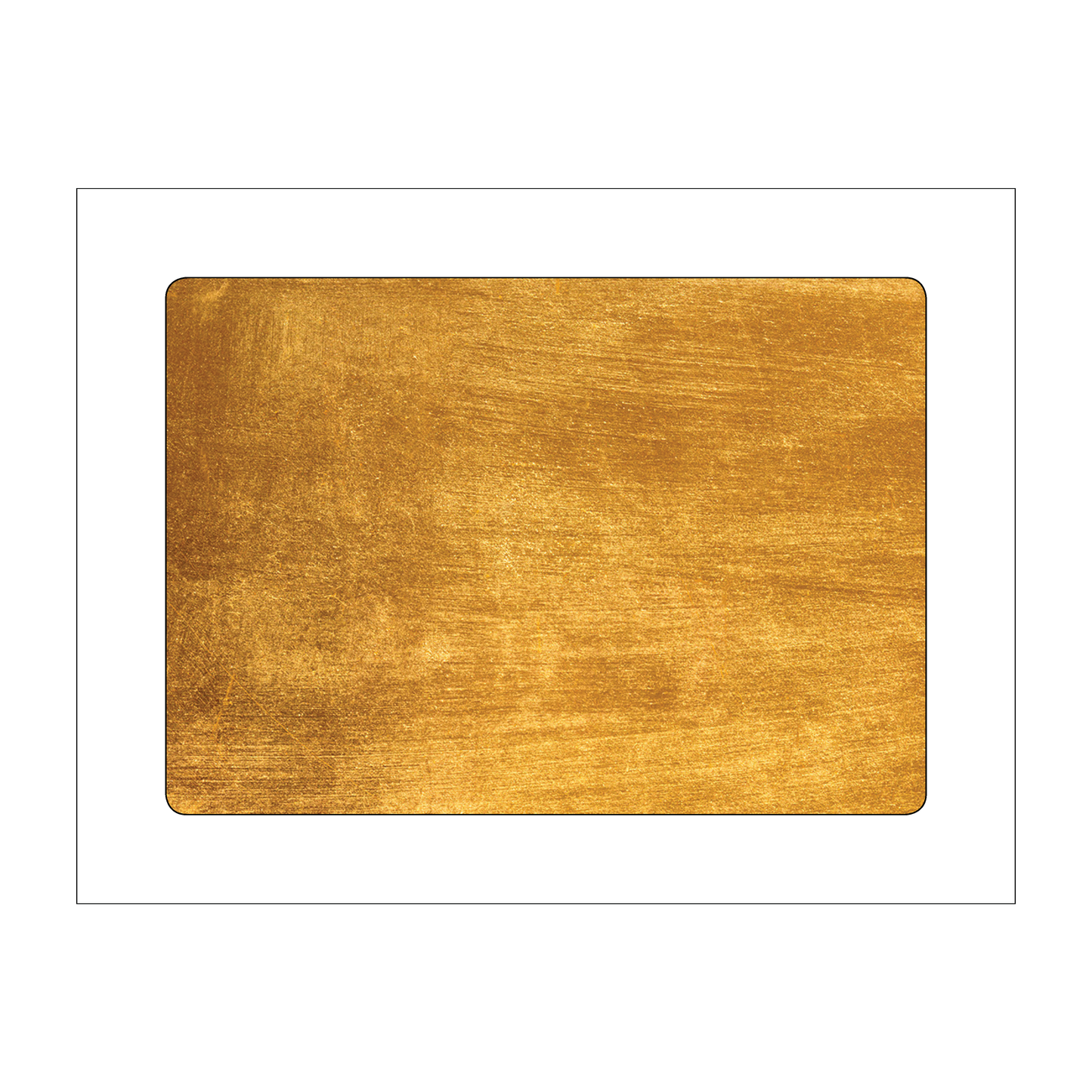 Custom Plastic 3" x 4.25" Rounded Rectangle Cards