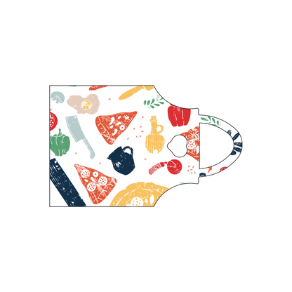 Custom Plastic 3.375" x 2.125" Apron Shape Cards