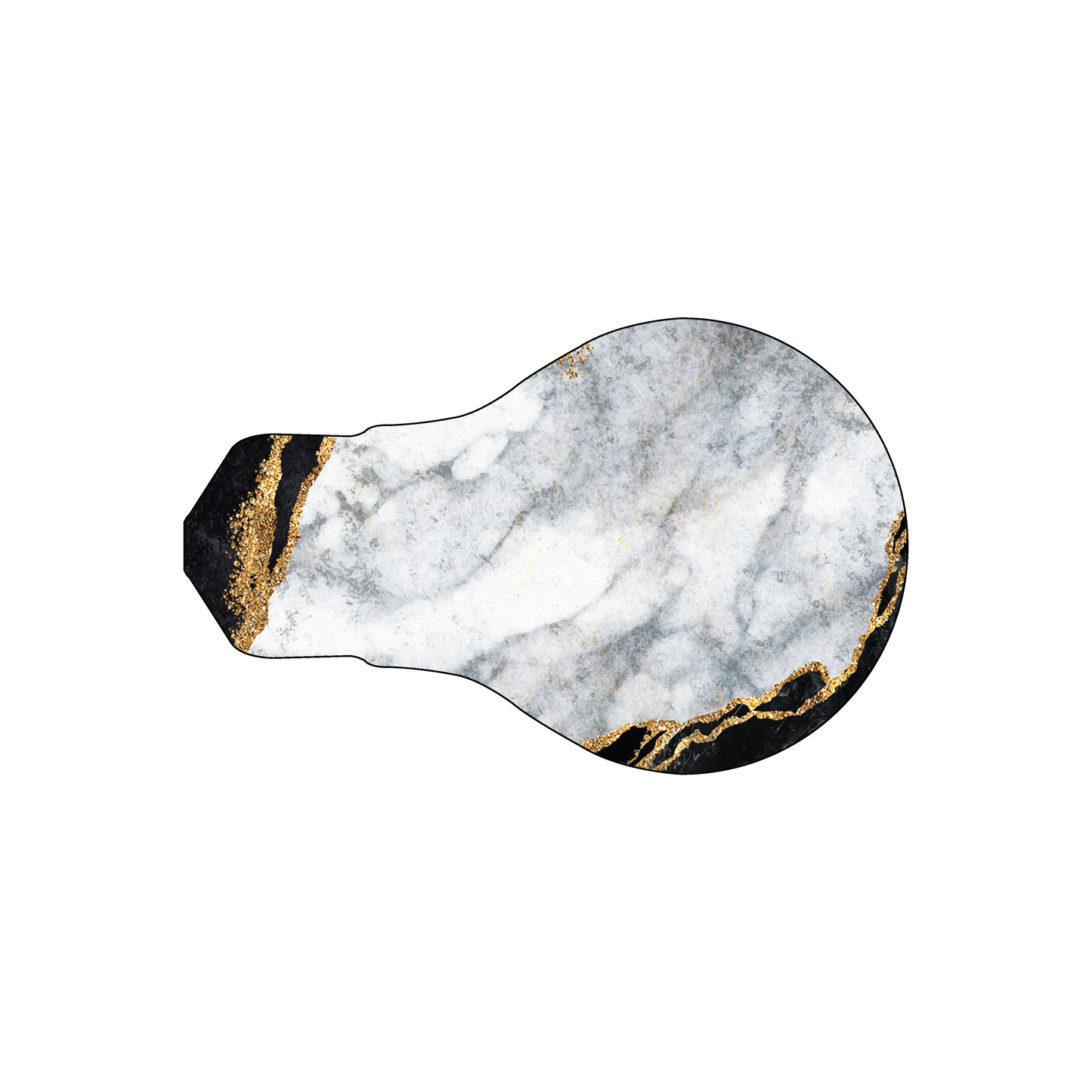 Custom Plastic 3.375" x 2.125" Light Bulb Shape Cards