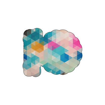 Custom Plastic 2.25" x 2.75" Ferris Wheel Shape Cards