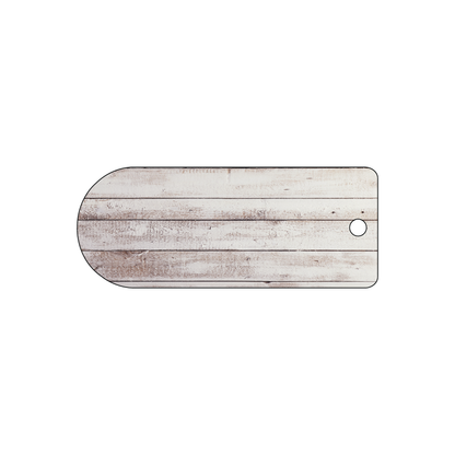 Custom Plastic 3.34" x 1.34" Rounded End Tags