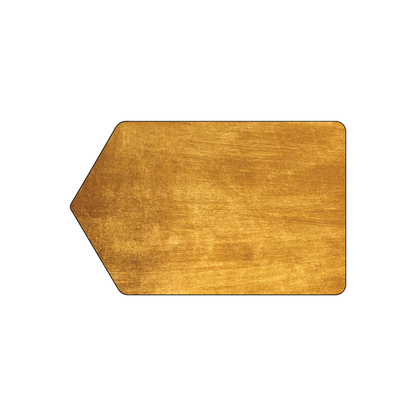 Custom Plastic 3.375" x 2.125" Pointed Cards