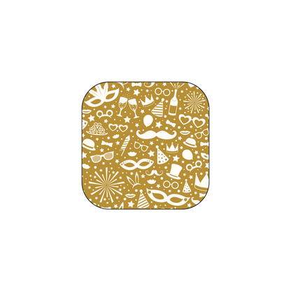 Custom Plastic 1.875" x 1.875" Small Rounded Square Cards