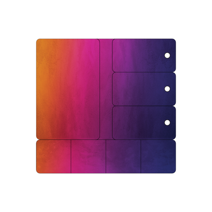 Custom Plastic Card, Four Tab, and Three Key Tag Combo