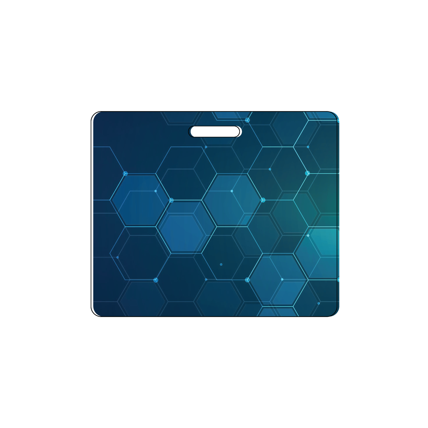 Custom Plastic 3" x 2.5" Short Badges