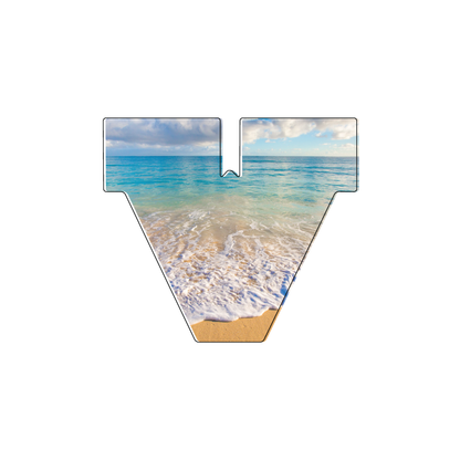 Custom Plastic 3" x 2.65" V Shape Cards