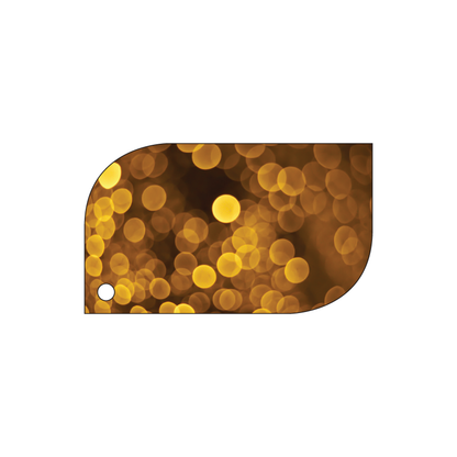 Custom Plastic 2.75" x 1.625" Leaf Shape Key Tags