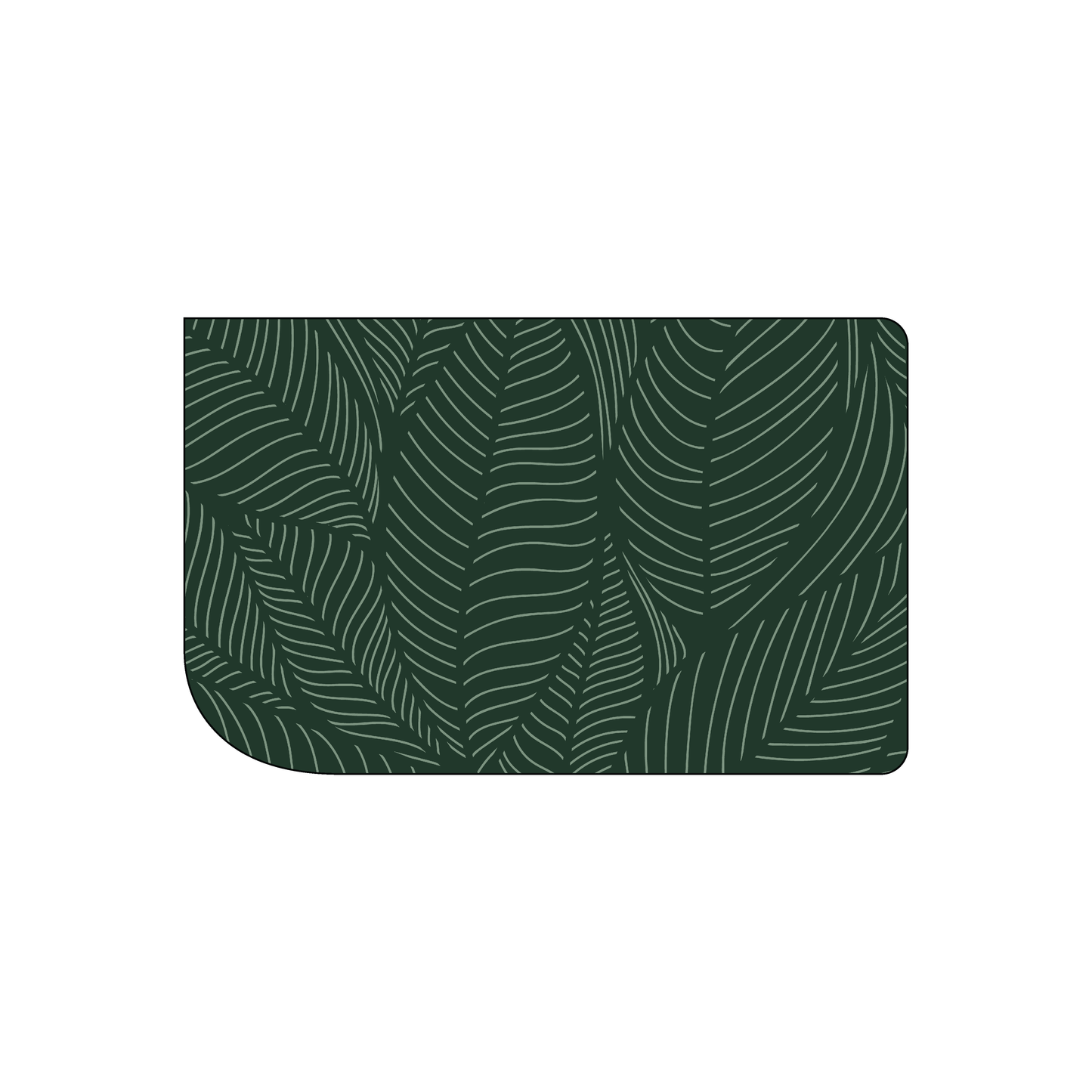 Custom Plastic 3.375" x 2.125" Curved Corner Cards