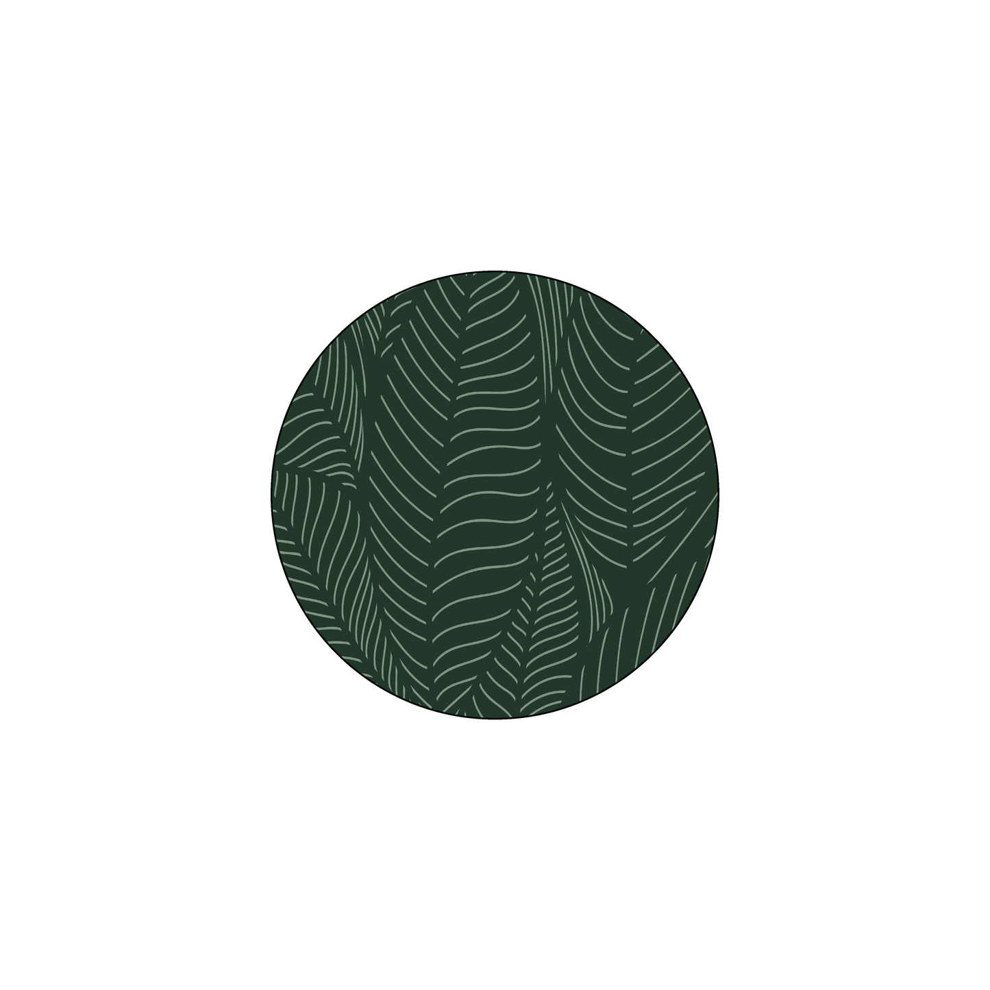 Custom Plastic 2.0625" Circle Shape Cards