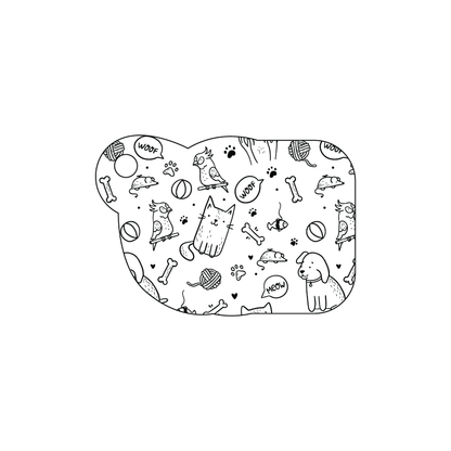 Custom Plastic 2.13" x 1.48" Capsule Shape Key Tags