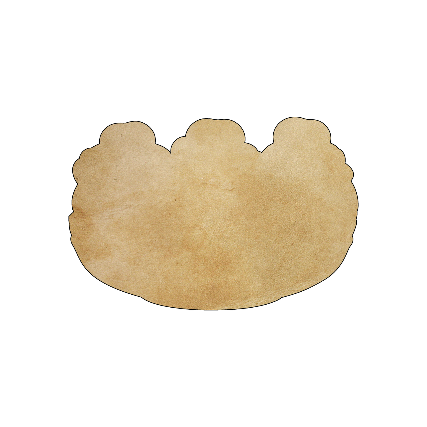 Custom Plastic 3.75" x 2.5" Banana Split Shape Cards