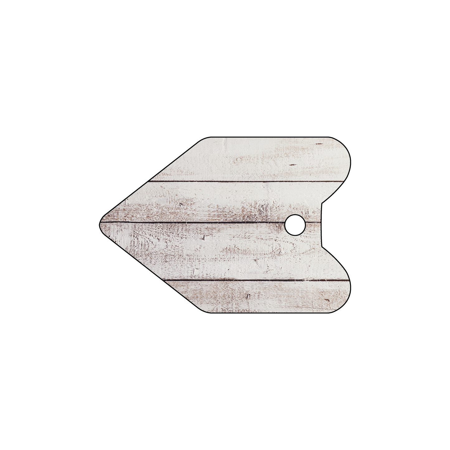 Custom Plastic 2" x 1.4" Fox Shape Key Tags
