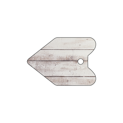 Custom Plastic 2" x 1.4" Fox Shape Key Tags