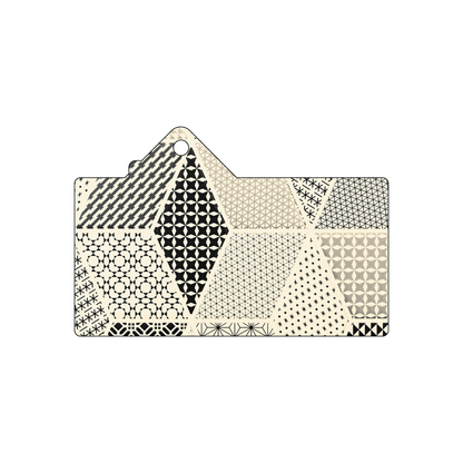 Custom Plastic 3.75" x 2.5" House Shape Tags